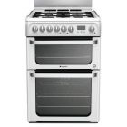 Hotpoint HUD61P Double Oven Dual Fuel Cooker
