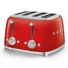 SMEG TSF03RDUK Retro 4 Slice Toaster in Red