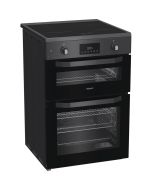 Hotpoint HDE6IDC2SA Double Oven  Electric Cooker - Anthracite