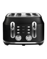 Rangemaster RMCL4S201BK 4 Slice Toaster - Matte Black