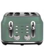 Rangemaster RMCL4S201MG 4 Slice Toaster - Mineral Green