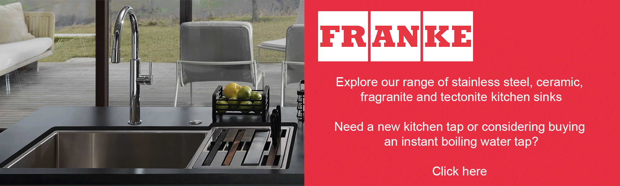 Franke kitchen taps and sinks - premium quality fittings
